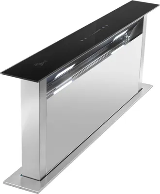 Produktbild von Focus Spirit Downdraft Dunstabzugshaube 88cm Umluft & Abluft mit 538 m³/h Luftleistung, versenkbare Abzugshaube mit aluminium Fettfilter TOUCH CONTROL
