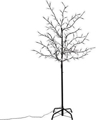 Obrázok produktu pre 200 LED kvetinový stromček - výška cca 150 cm - odnímateľné kvety - studená biela BA11638
