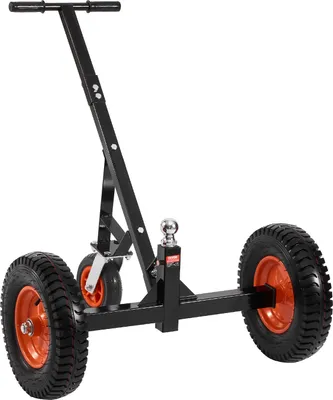 Image de VEVOR Mobility Assist Trailer, capacité de charge assistée de 544 kg, hauteur réglable de 460 et 560 mm, pneus gonflables de 386 mm, acier au carbone, pour caravanes mobiles
