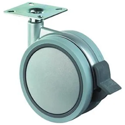 Zdjęcie produktu dla Podwójne kółko 75mm F32948x48mm płyta ze stałym wspornikiem F329.075