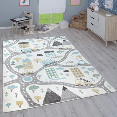 Produktbild von Kinderteppich Teppich Kinderzimmer Mädchen Jungs Verschiedene Motive Und Größen Grösse 80x150 cm