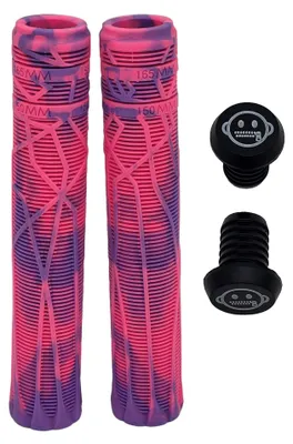 Produktbild von Zipit Almighty Grips 180mm Flangeless Stunt Scooter & BMX Griffe – Zweifarbig – Inklusive Lenkerenden