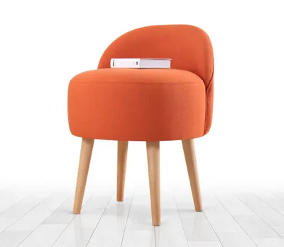 Produktbild von Hanah Home, Corvile- FLF1149, Orange, Klassische Sitzsäcke, 50% Baumwolle / 50% Leinen