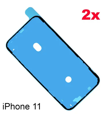Produktbild von 2x iPhone 11 Rahmen LCD Display Kleber Schwarz Dichtung Klebefolie Wasserdichtung Neu