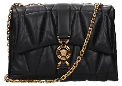 Produktbild von Versace Schultertasche aus Leder in Schwarz 10159641A129731B00V