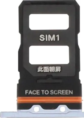 Produktbild von Ersatzteil SIM-Halter für Xiaomi 12 – Blau