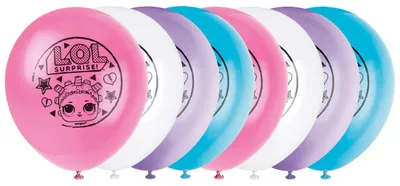 Produktbild von LOL SURPRISE Puppenballons Geburtstag 30cm 8Stk.