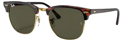 Produktbild von Ray-Ban Clubmaster Classic, Erwachsener, Uni, Clubmaster, Quadratisch, Halbe Einfassung, Schildkröte