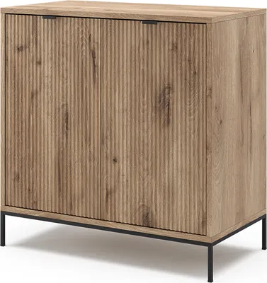 Produktbild von Vicco Kommode Eliza, 80 x 81.2 cm mit 2 Türen, Viking Oak