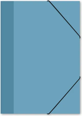 Produktbild von itenga Gummizugmappe Sammelmappe Zeichenmappe A4 nordic blue