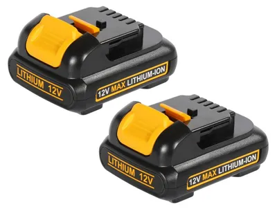 2er-Pack Akku 3Ah 10,8V/12V Li-Ion für Dewalt DCB120/DCB127
