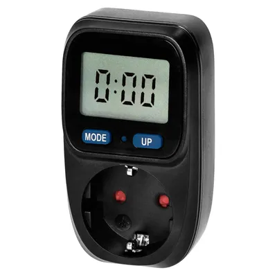 Immagine prodotto di Contatore di costi energetici con display LCD, max. 3.680W, nero