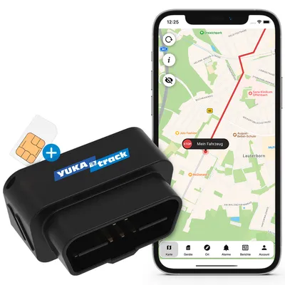 Obrázek produktu pro YUKAtrack YTOBD2GPS, univerzální, GPS lokátor, černý, jedna SIM karta, 1 ks