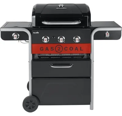 Produktbild von Hybrid-Grill CHARBROIL Gas2Coal 2.0 330, für Grillen mit Gas und Holzkohle, einfache Umrüstung
