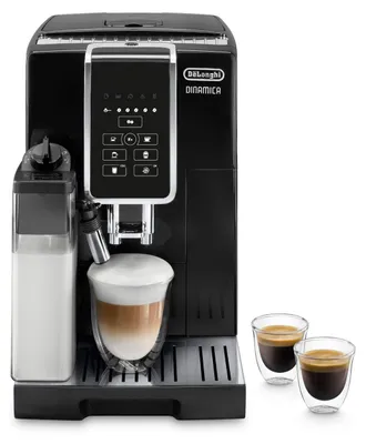 Obrázek produktu pro De’Longhi Dinamica Ecam 350.50.B, Espresso kávovar, 1,8 l, Kávová zrna, Mletá káva, Vestavěný mlýnek, 1450 W, Černá