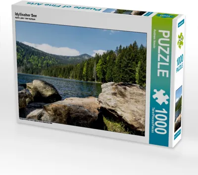 Produktbild von Calvendo Idyllischer See 1000 Teile Puzzle quer 640x480mm, Vonzin Andreas; 7347304