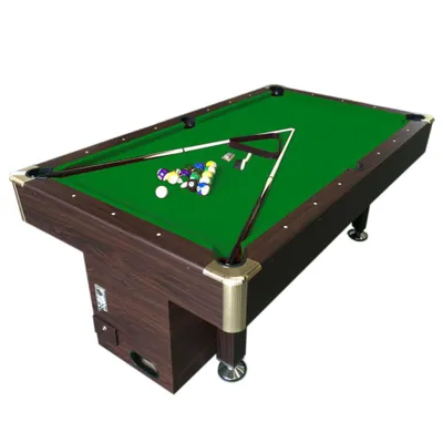 Immagine prodotto di Tavolo da biliardo 8 ft gioco del biliardo con moneta elettronica - 220 x 110 cm
