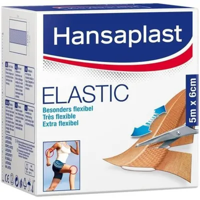 Produktbild von HANSAPLAST Elastic Pflaster 6 cmx5 m