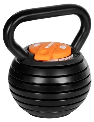 Produktbild von Rebel Active Gusseisen Kettlebell 18kg verstellbar