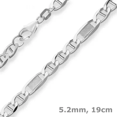 5-2mm-Armband-Panzerstegkette-aus-925-Silber-19cm