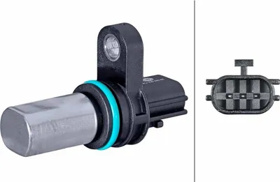 Produktbild von Impulsgeber Kurbelwelle Hallsensor 3-polig HELLA für NISSAN PATHFINDER