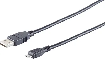 Produktbild von USB-Micro Kabel USB-A-St./USB-B MICRO St. 2.0 3m