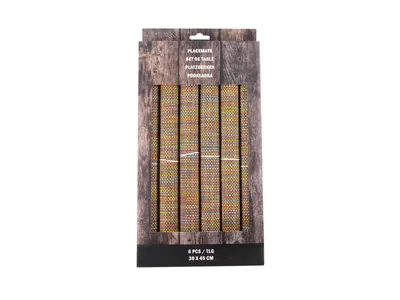 Obrázek produktu pro Prostírání duha 30 x 45 cm - 6 kusů