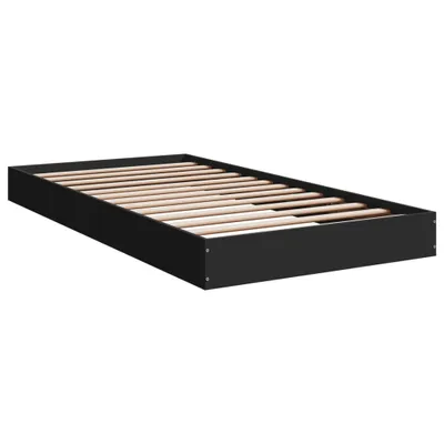 Produktbild von Bettgestell Schwarz 100x200 cm Holzwerkstoff