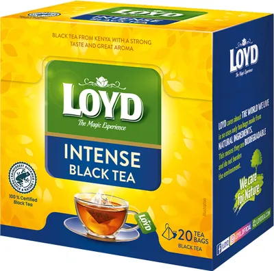 Zdjęcie produktu dla Herbata czarna Loyd Intense Black Tea 20 torebek