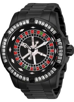 Obrázek produktu pro Invicta Specialty 28715 Pánské hodinky - Automatické Hnutí - Nerezová ocel s černým ciferníkem - 52 mm