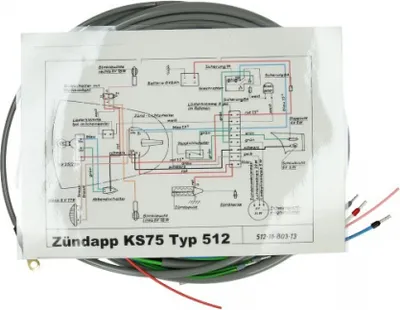Produktbild von Kabelbaum KS75 grau 512