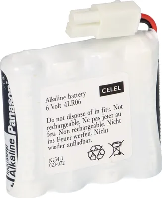Produktbild von 6 Volt Batteriepack kompatibel SAG Schlagbaum Schließanlage Typ 3850000.020.000
