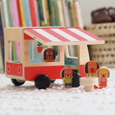 Immagine prodotto di Giocattolo in legno mini combi Djeco