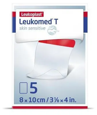 Image de Leukomed T skin sensitive stérile 8x10 cm 5 pces