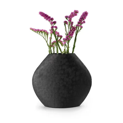 Produktbild von Philippi Moderne Vase OUTBACK  L mit kariertem Muster