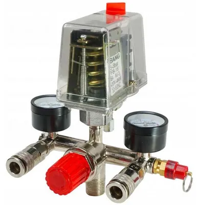 Obrázok produktu pre Tlakový spínač na kompresor 400V 8bar Pro-Tech TOOLS 14649