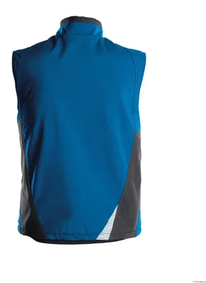 Productafbeelding van DASSY Softshell vest FUSION, werkweste, maat XS, blauw/anthraciet