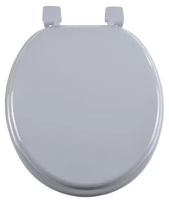 Image de Abattant WC Gris MDF – Charnières Plastiques – 47 x 37 cm