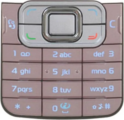 Produktbild von Nokia 6120c TastenmatteTaste rosa