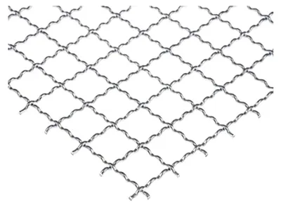 Produktbild von Stahl Verzinkt Wellengitter 20 x 20 mm Maschenweite Stahl 2,5 mm dick Drahtgitter Gitter Wellgitter Wunschzuschnitt (1000 mm x 250 mm)
