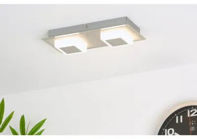 Produktbild von Briloner LED- Wand-/ Deckenleuchte 2-flg. alu-chrom