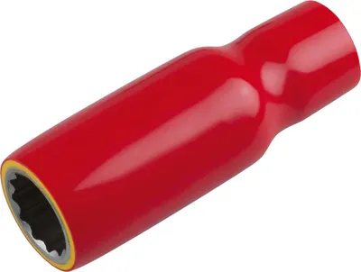 Produktbild von KS TOOLS 3/8' Stecknuss mit Schutzisolierung, lang, 19 mm ( 117.3882 )