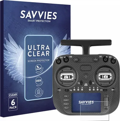 Produktbild von 6x Für Radiomaster TX15 Max Schutzfolie Savvies Displayschutz Display Schutz Folie Klar Transparent