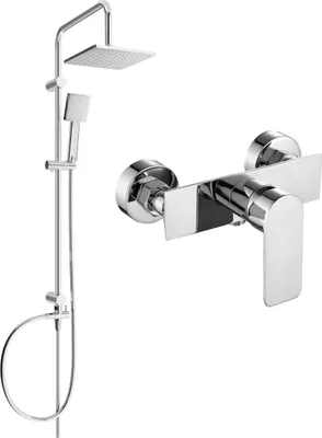 Immagine prodotto di Mexen Tord set doccia esterno con soffione e miscelatore doccia Alexa, cromo - 71240200-00
