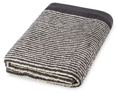 Produktbild von Ross Walk-Frottier Handtücher Querstreifen 4840 Duschtuch 70x140 cm schiefer-natur