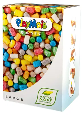 Produktbild von PlayMais 160025 - Basic Large Bastelset, 750 Teile – Mehrfarbig