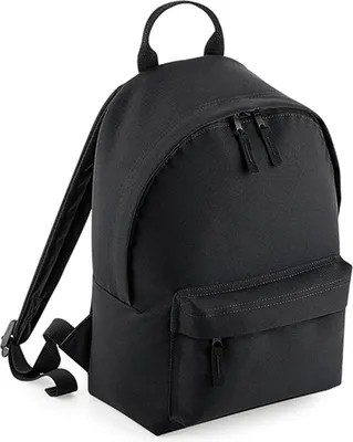 Produktbild von BagBase BG125S | Mini Fashion Backpack, 24 x 33 x 17 cm - Farbe: Black/Black - Größe: 24 x 33 x 17 cm