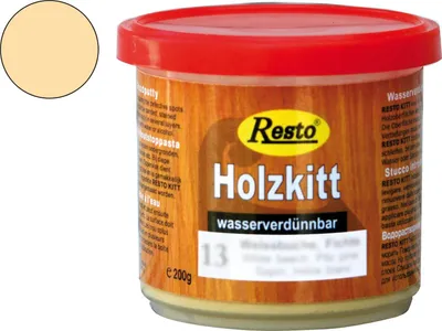 Produktbild von Resto Holzkitt ReparaturpasteSpachtelmasse lackierbar Kiefer mittel 200g