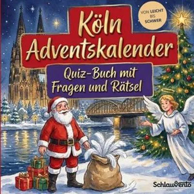 Zdjęcie produktu dla Köln-Adventskalender: Quiz-Buch mit Fragen und Rätsel