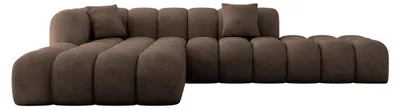 Produktbild von ALTDECOR Ecksofa in L-Form OLEA-L2 - 289x176x71 cm Braun - Corner Sofa Bett Eckcouch Couch Wohnlandschaft Cauchsofa